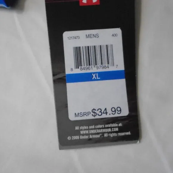 Men's Under Armour Compression Fit Shirt Size XL NWT - Picture 4 of 5